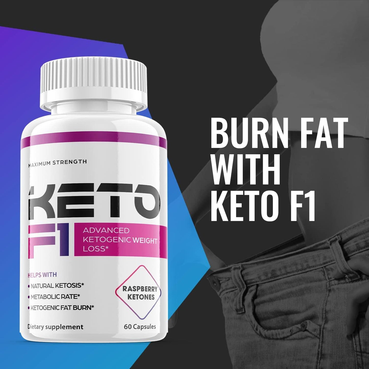 Ketosis F1 Advanced Formula Supplement Pills (2 Pack)