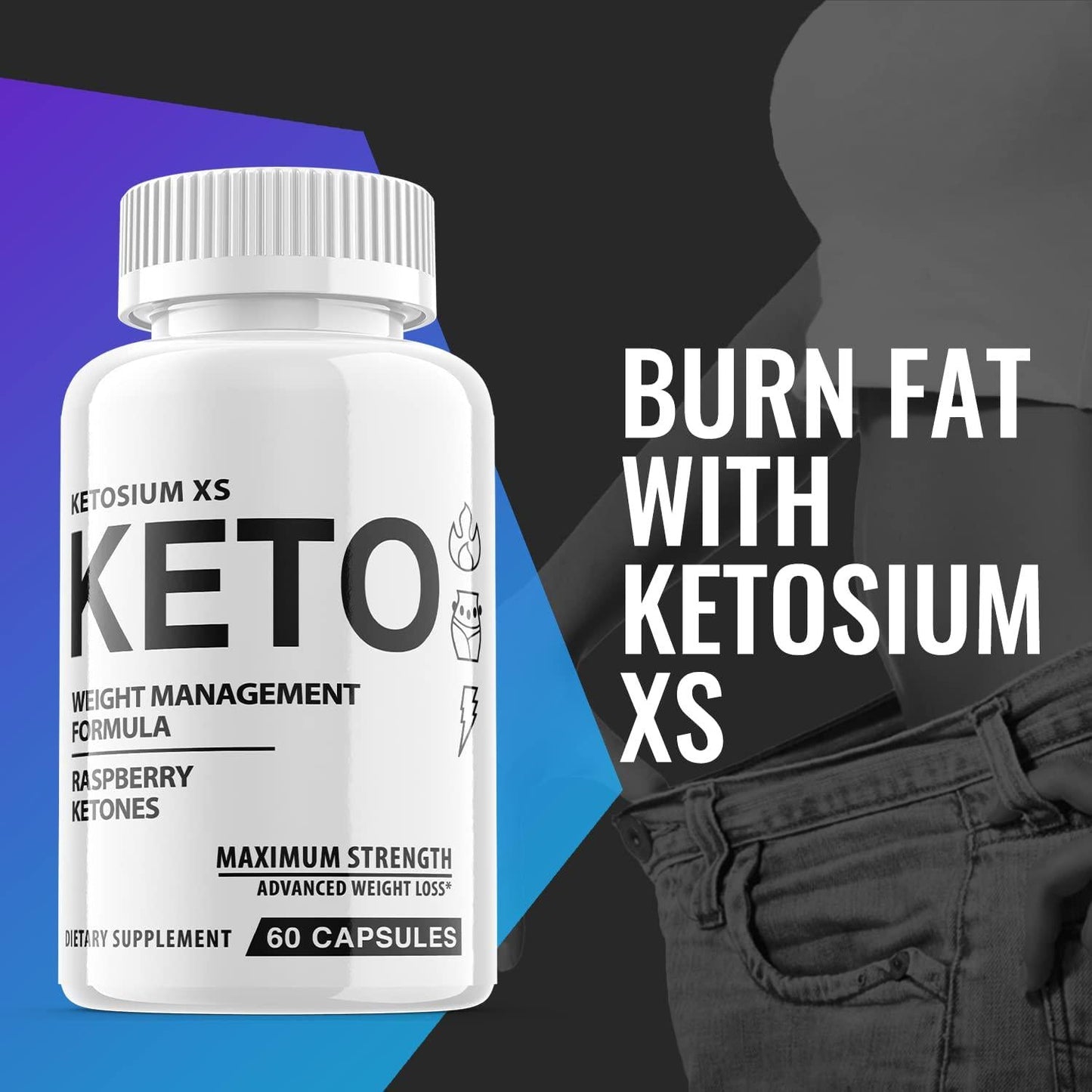 Ketosium XS Ketogenic Supplement Pills (1 Pack)