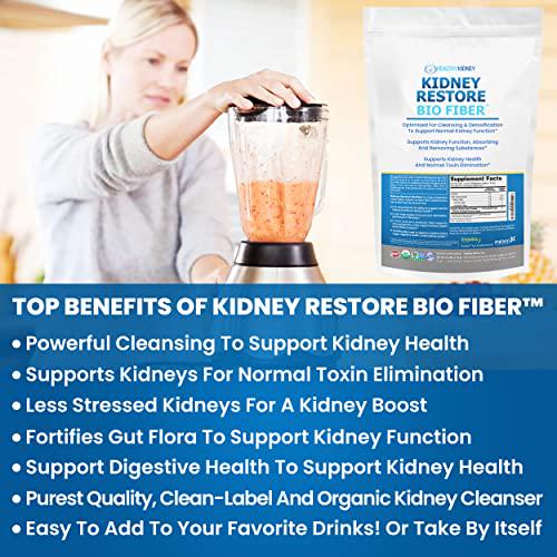Kidney Restore Bio Fiber Restorative Kidney Support and Kidney Cleanse A Kidney Supplement To Remove Waste So Your Kidneys Don t Have To Kidney Cleanse The Ancient Way Kidney Health Supplement Program