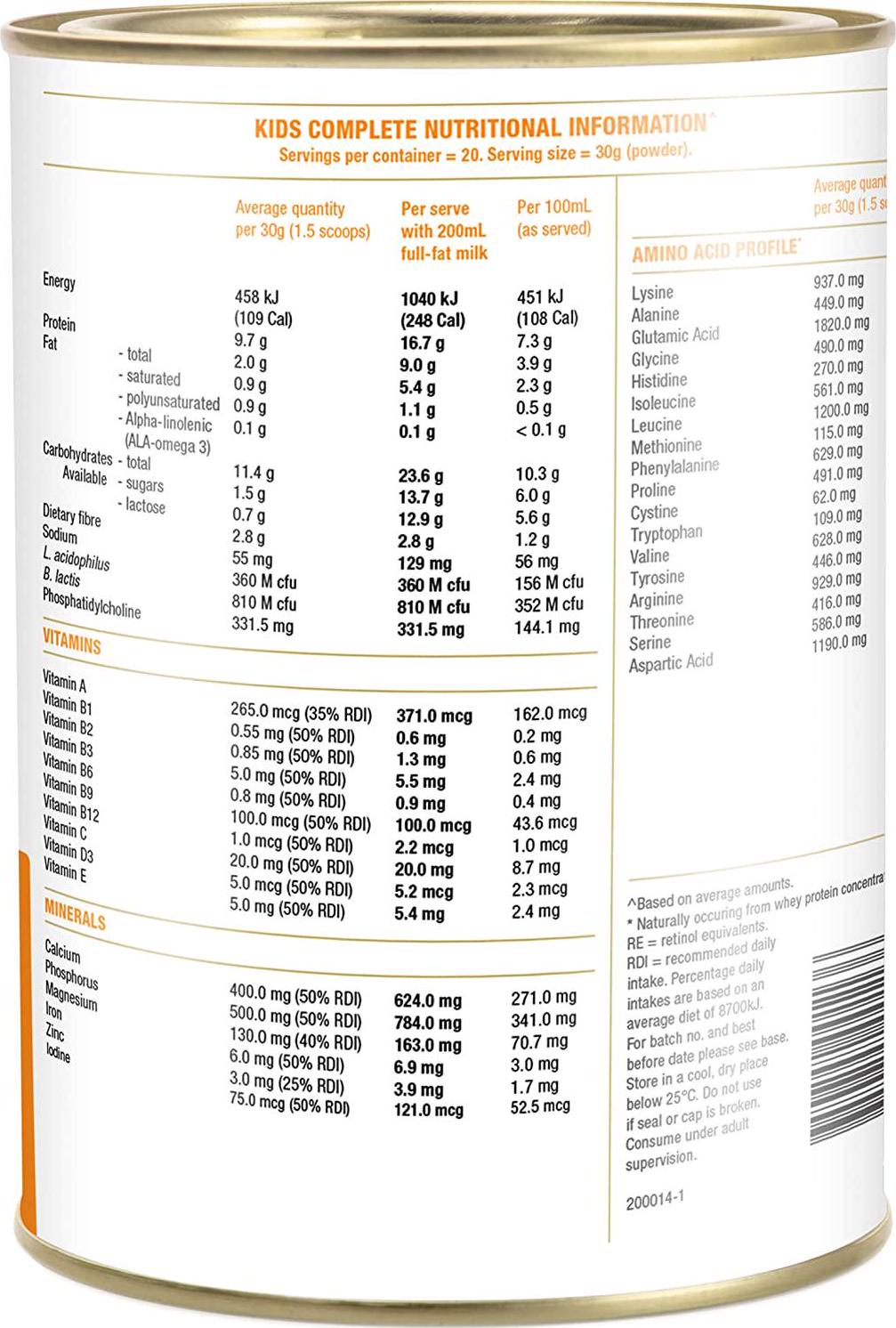 Kids Complete Clinical Nutrition Chocolate Supplement