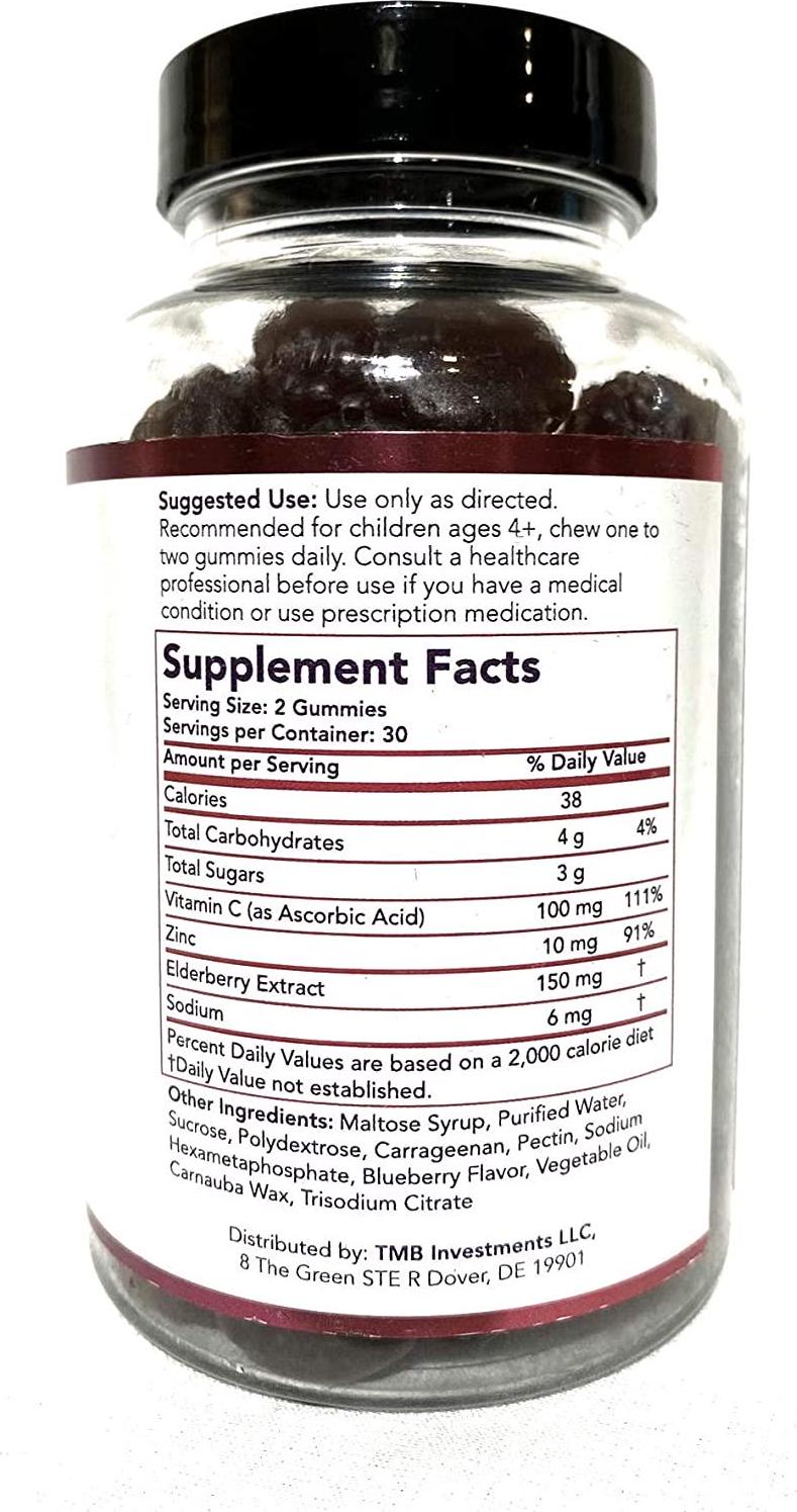Kids Elderberry Immunity Support Gummies
