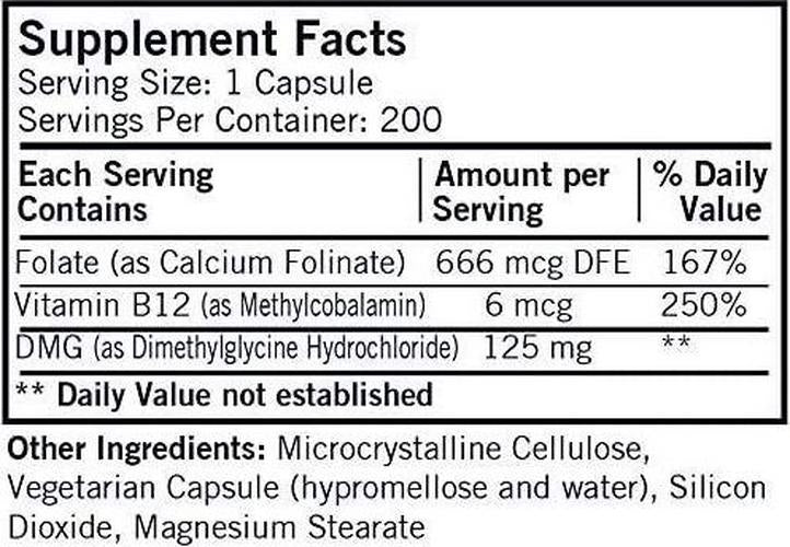 Kirkman Dmg with Folinic Acid and Methyl B-12 Hypoallergenic 1