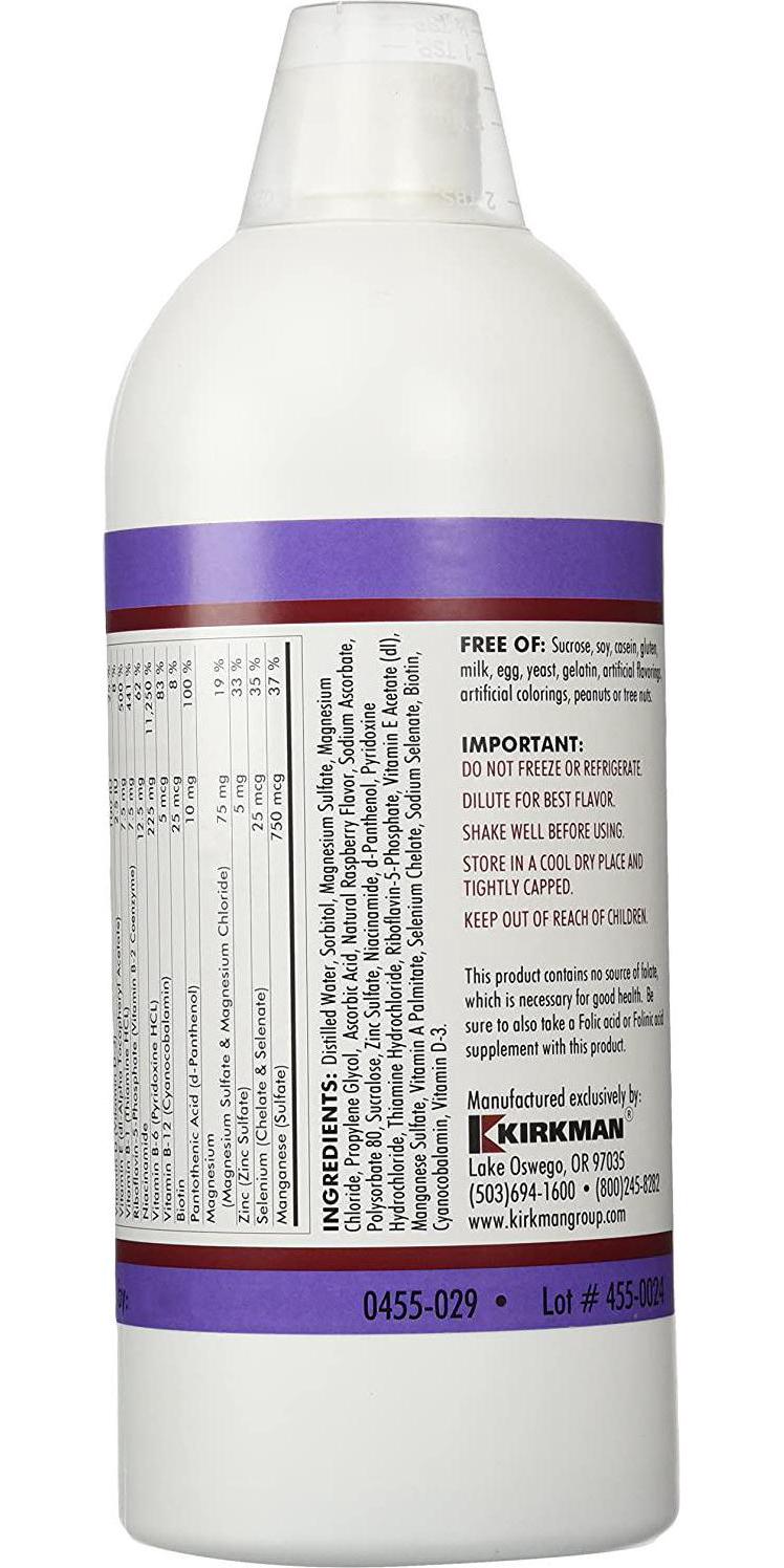 Kirkman Super Nu-Thera Liquid Raspberry 29 fl.oz