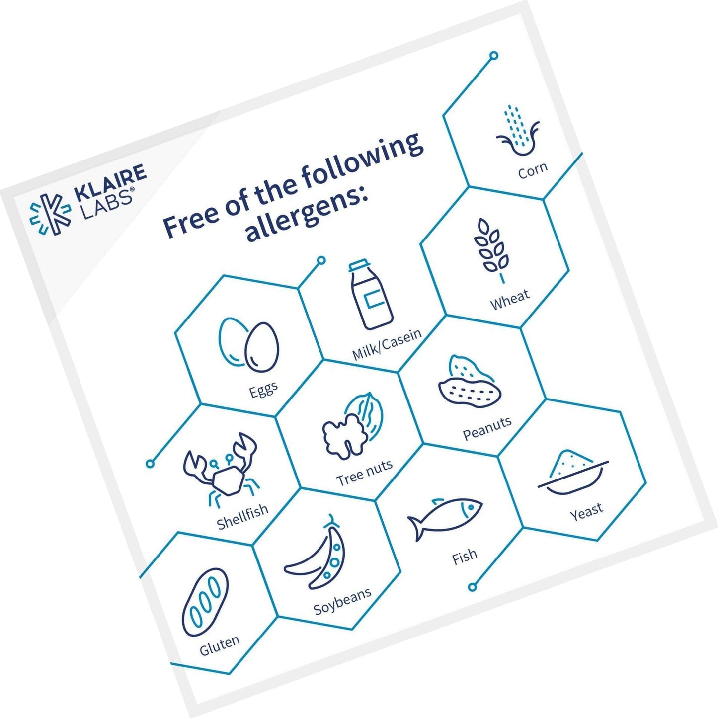 Klaire Labs L-Lysine - 500 Milligrams Essential Amino Acid Support for Immune Health and Collagen Formation, Hypoallergenic and Dairy-Free (100 Capsules)