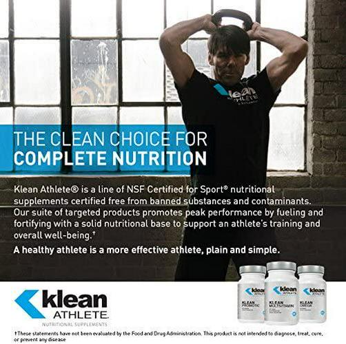 Klean Athlete Klean Electrolytes | Replenishes Minerals for Hydration to Help Achieve Optimal Performance | NSF Certified for Sport | 120 Capsules