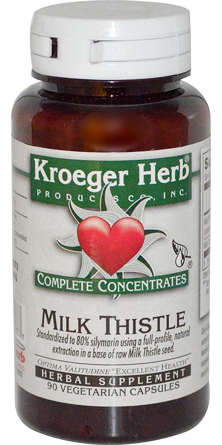 Kroeger Herb Products Kroeger Herb Co Complete Concentrates Milk Thistle 90 Veggie Caps