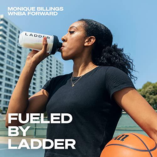 LADDER Sport Plant Based Protein Powder, 21g of Vegan Protein with BCAAs and Probiotics, Dairy Free Pea and Pumpkin Protein, NSF Certified for Sport, Naturally Flavored Vanilla (30 Serving Bag)