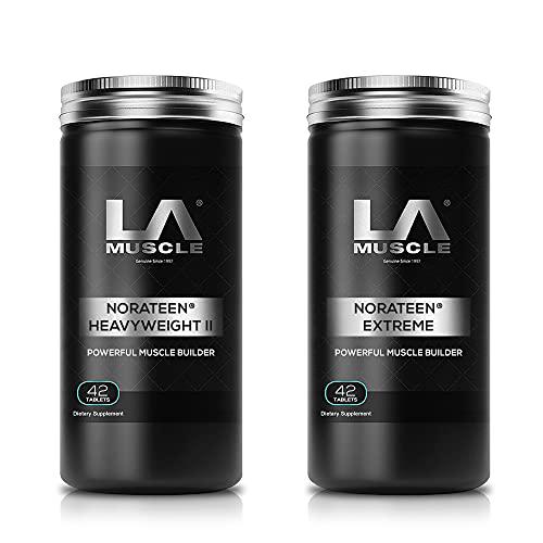 LA MUSCLE Extreme Muscles (1 Week Supply) - Powerful Daily Muscle Building Supplement Veggie Vegan Pills