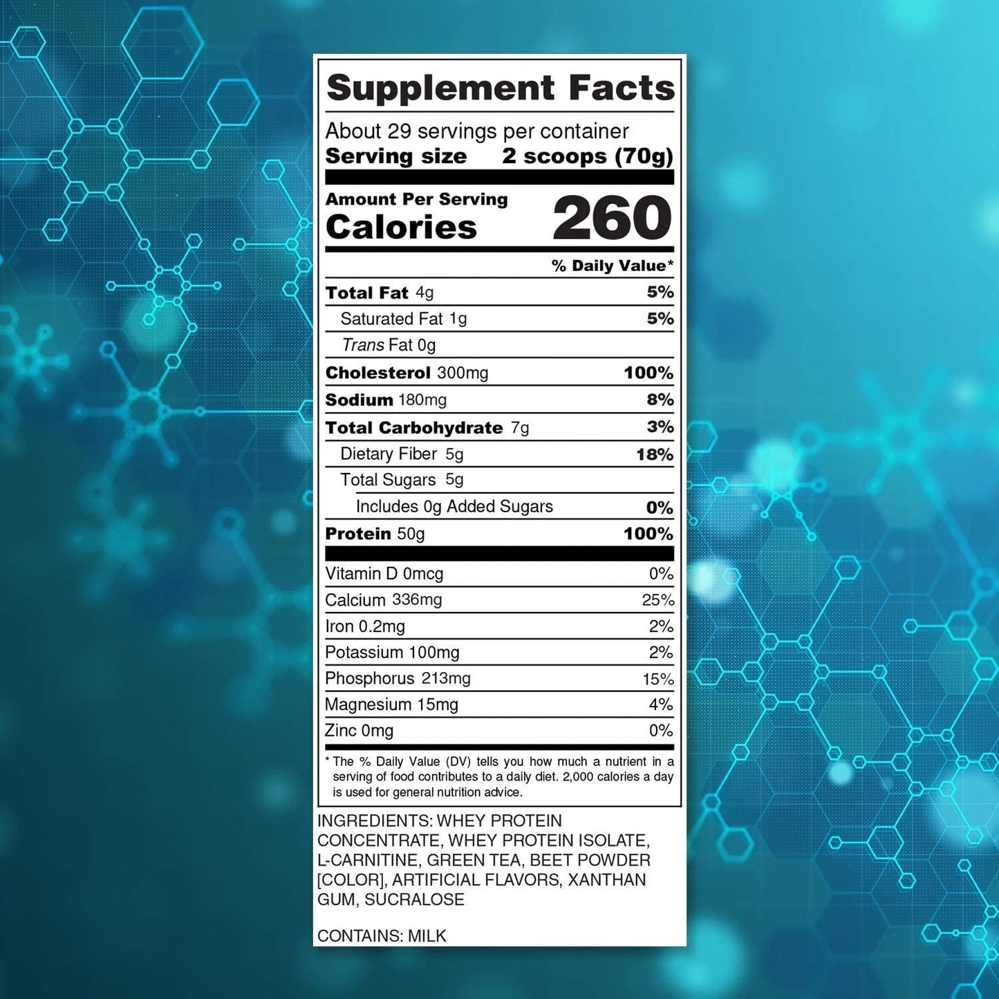 LA MUSCLE Slim Whey - Whey Protein Powder, Strawberry, 2Kg