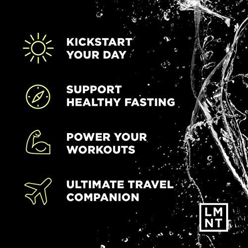 LMNT Keto Electrolyte Powder Packets | Paleo Hydration Powder | No Sugar, No Artificial Ingredients | Citrus Salt | 30 Stick Packs