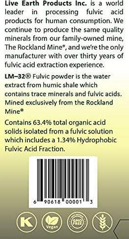 LM-32 HC - Pure fulvic Acid Capsules
