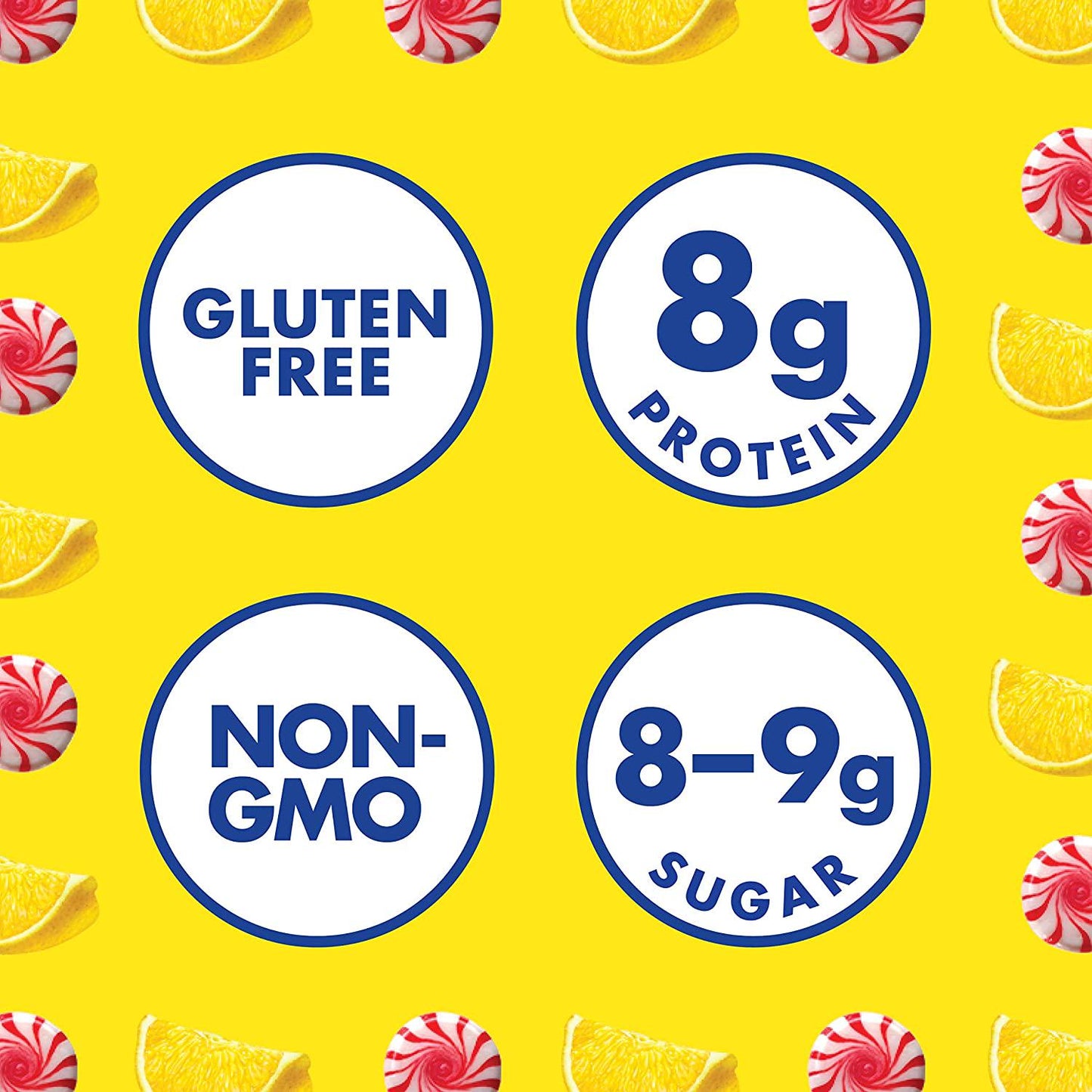 LUNA - Gluten Free Bars Care Package - Lemon Zest and Chocolate Peppermint Stick - (2.4 Ounce Bar, 6 Packs, Total 36 Bars)