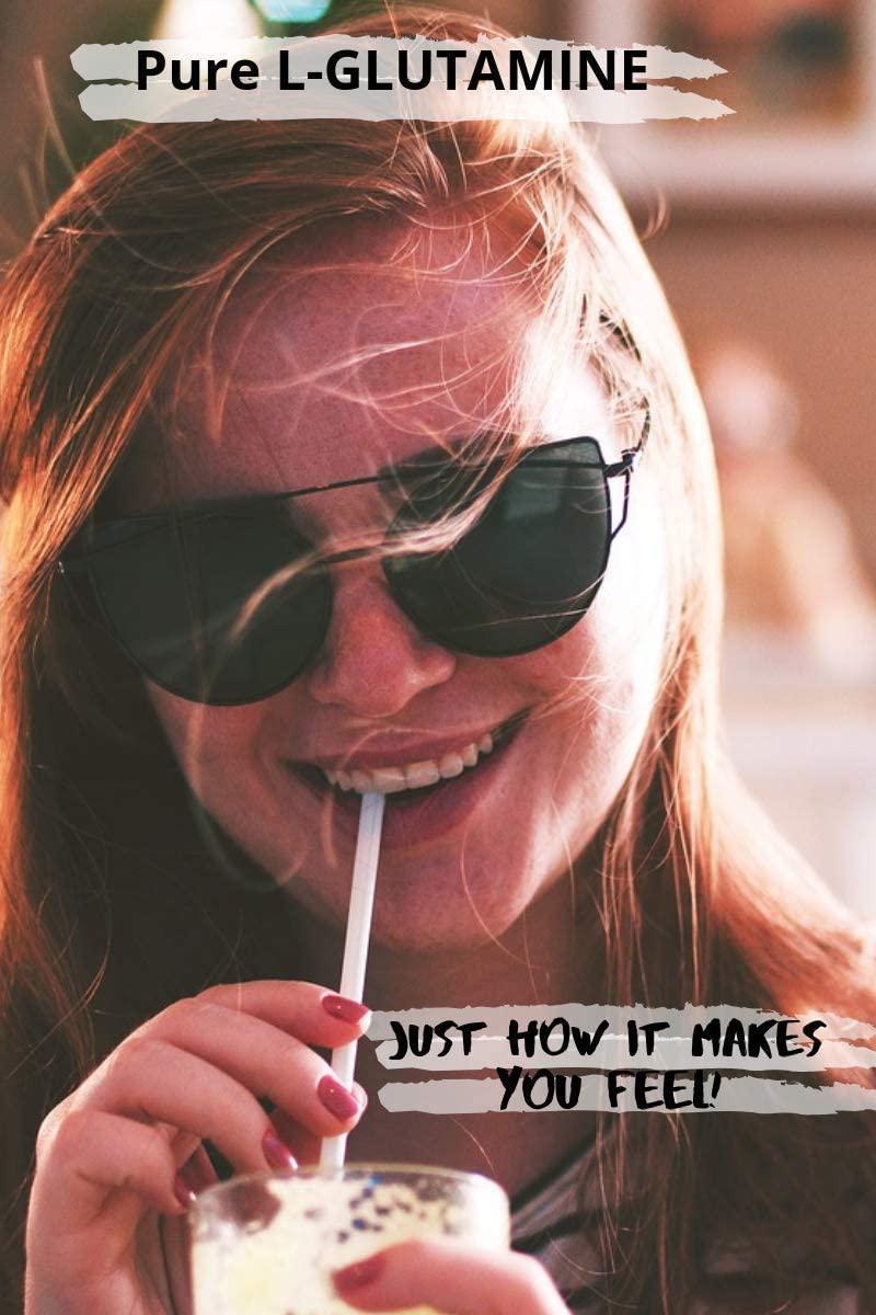 L-Glutamine Cellular Support | Free form Amino Acid Supplement | Powder | Supports Muscle Mass and Gastrointestinal Tract | 351g | Adaptogen Research | Pharmaceutical Grade Supplements