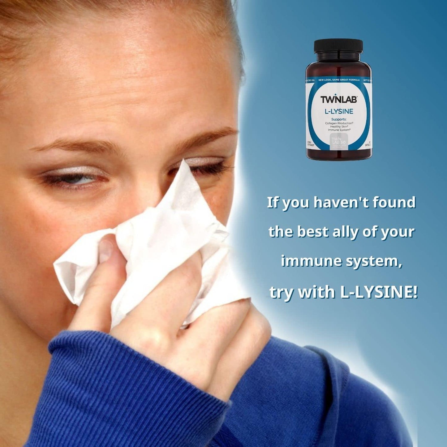 L-Lysine 500mg - 100 - Capsule