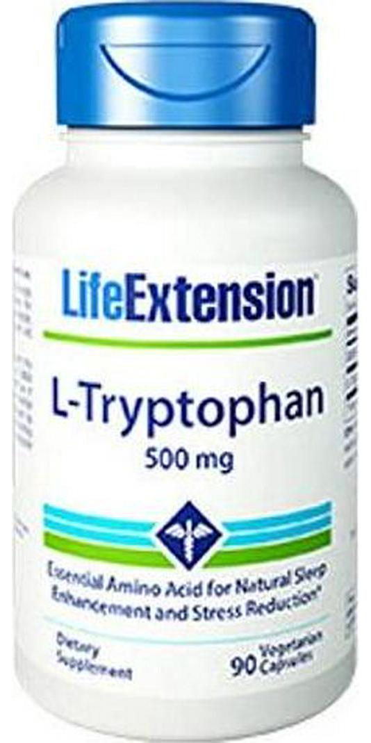 L-Tryptophan 500 mg, 90 Vegetarian Capsules-Pack-2