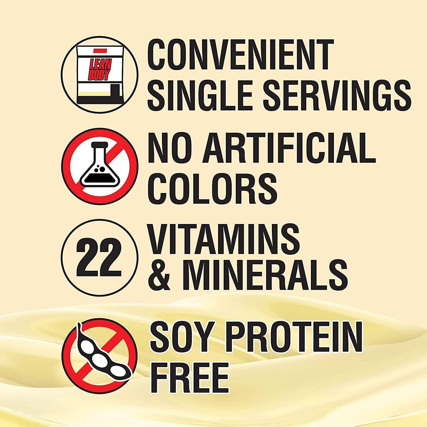 Labrada Carb Watchers Lean Body Vanilla Ice Cream 2.29oz packets (pack of 42)