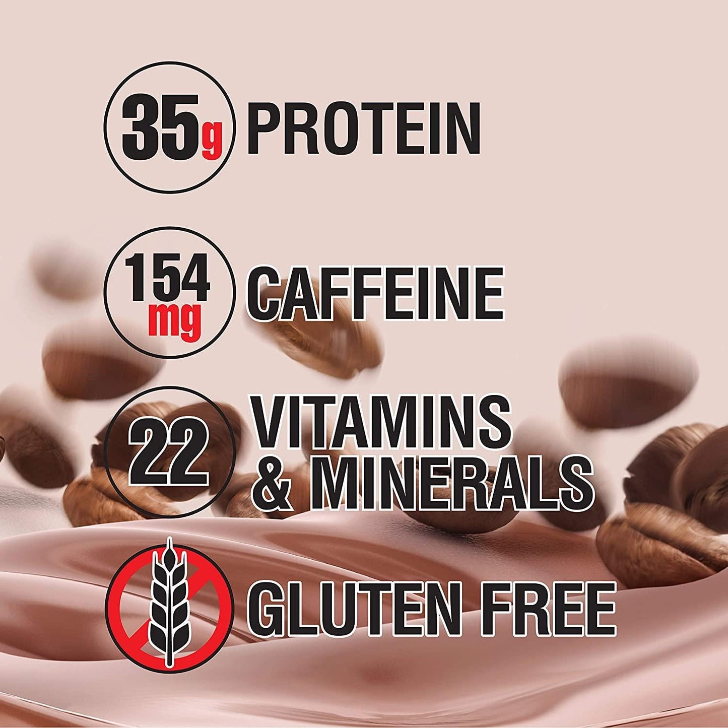 Labrada Lean Body MRP with Premium Columbia Coffee (154mg of Caffeine), Power Latte, 2.47LB Tub