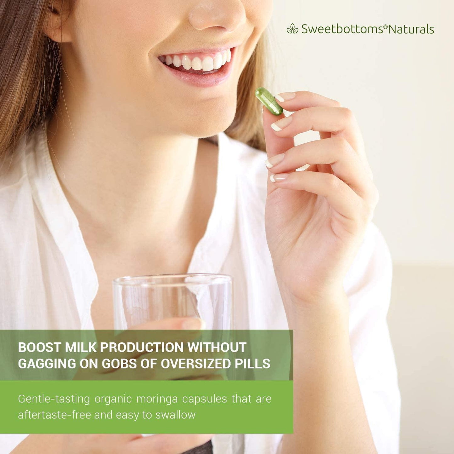 Lactation Supplement Organic Moringa (Malunggay) - Increase Milk Production Naturally - 100% Natural and Gluten-Free - 120 Vegan Moringa Pills 500 mg - Fenugreek Free - Certified Organic