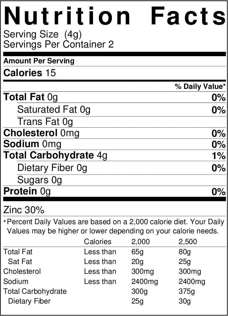 Lacto-Fit Probiotics and Zinc 1 Pouch (0,07oz) X 60 (1 Month Plan)