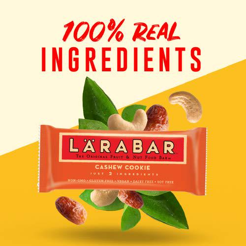 Larabar Cashew Cookie, Gluten Free Vegan Fruit and Nut Bar, 1.7 oz Bars, 16 Ct