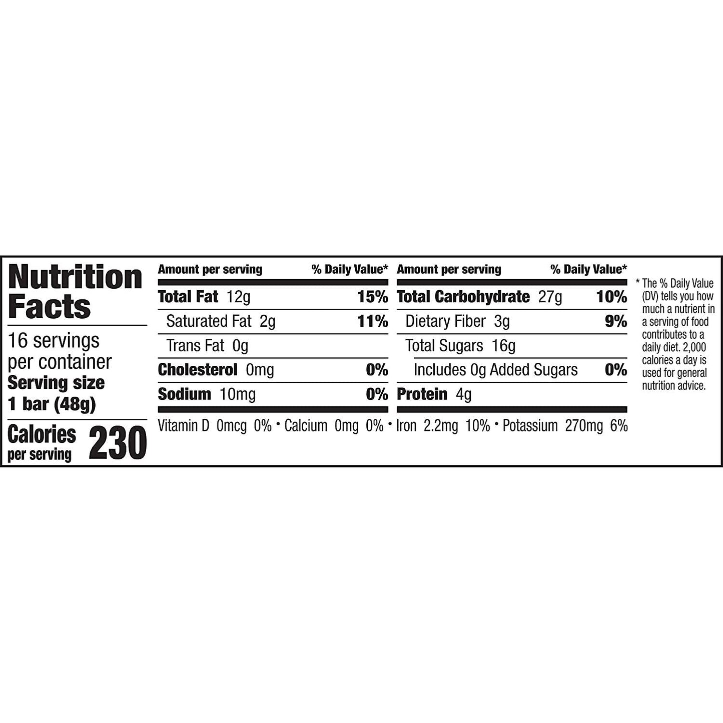 Larabar Cashew Cookie, Gluten Free Vegan Fruit and Nut Bar, 1.7 oz Bars, 16 Ct