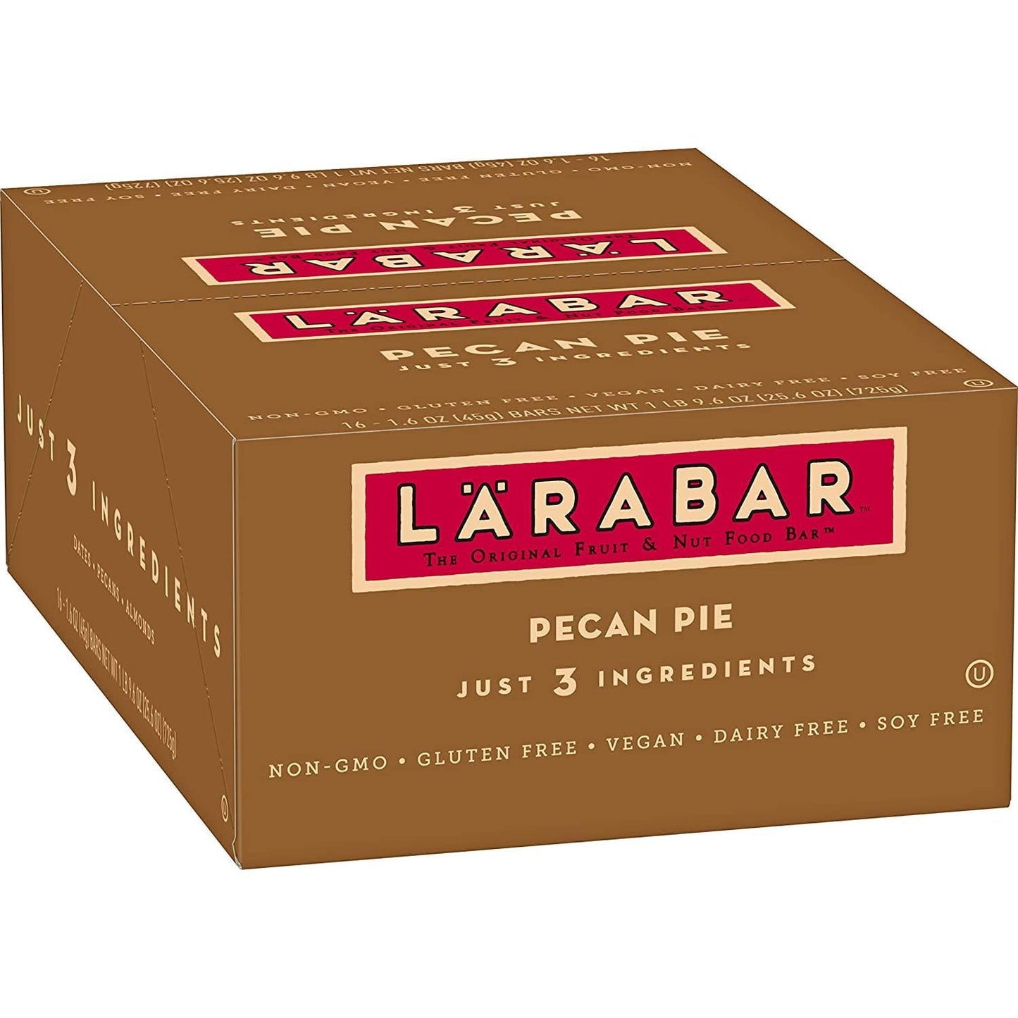 Larabar, Fruit and Nut Bar, Pecan Pie, Gluten Free, Vegan (16 Bars) and Fruit and Nut Bar, Cherry Pie, Gluten Free, Vegan (16 Bars)