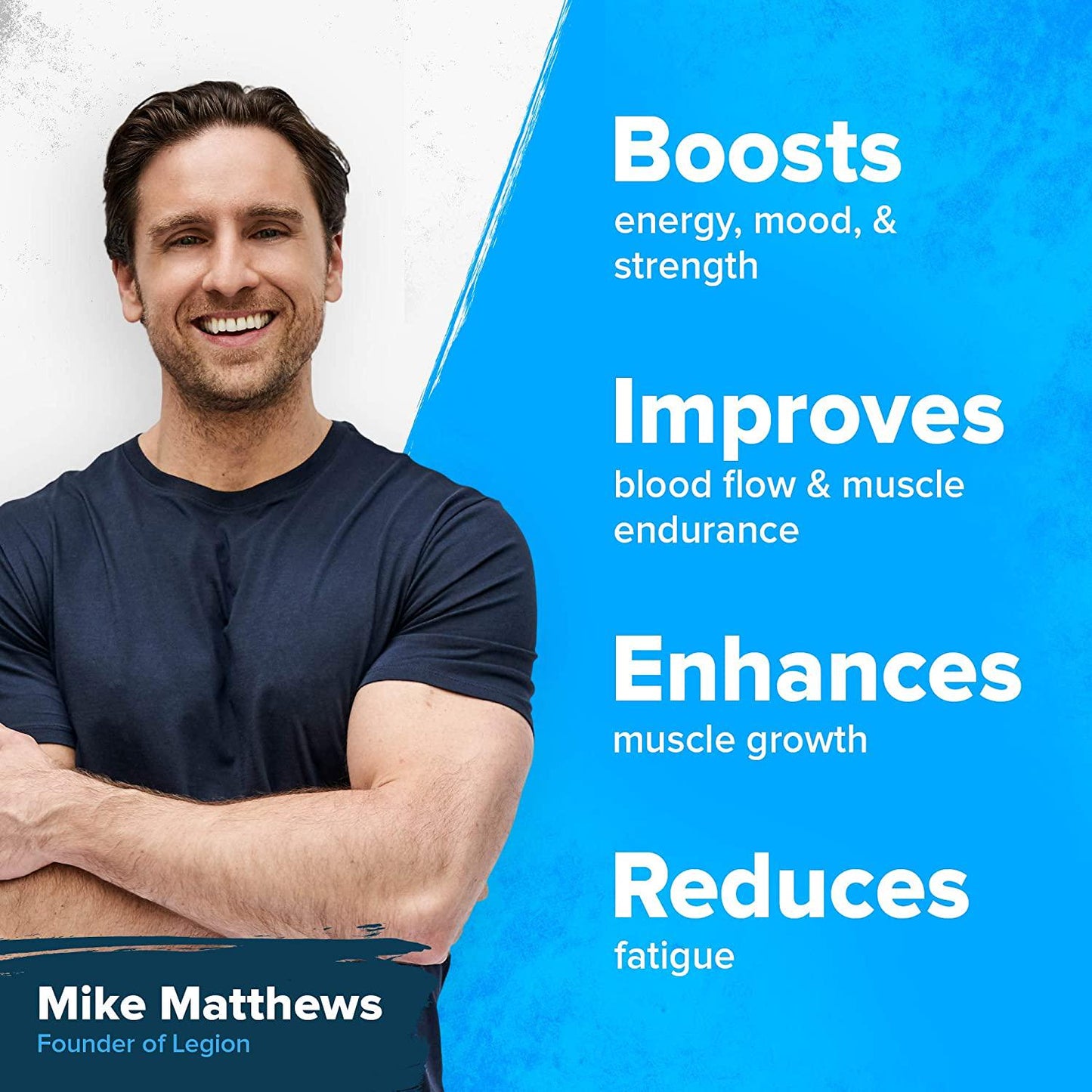 Legion Pulse Pre Workout Supplement - All Natural Nitric Oxide Preworkout Drink to Boost Energy, Creatine Free, Naturally Sweetened, Beta Alanine, Citrulline, Alpha GPC (Fruit Punch) 21 Servings