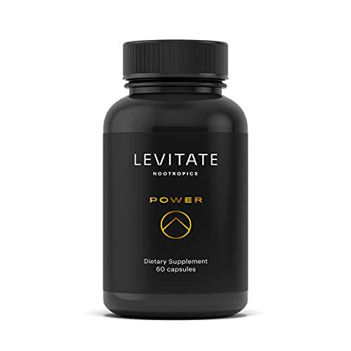 Levitate Power | Natural Smart Supplement | Energizing | Vegan | for Concentration, Memory, and Creativity | with Ingredients of Natural Origin | Nootropics
