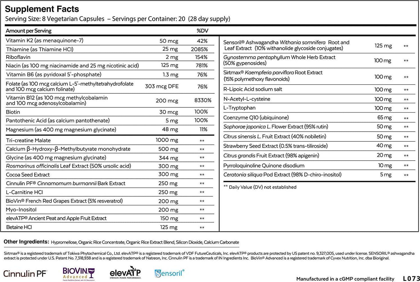 Life - Cell Energy For Optimized Aging and Long-term Health | NAD Supplement With Niacinamide, Resveratrol, Vitamin B3, Niacin For NAD+ Support (160 Capsules)