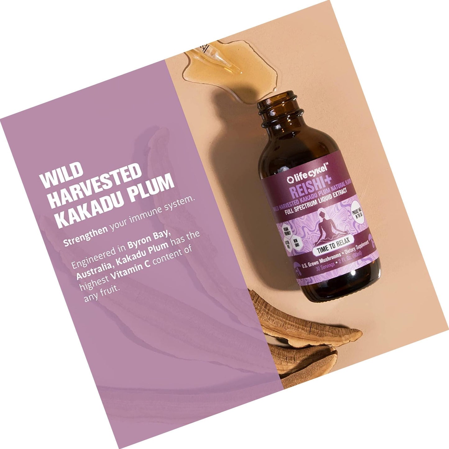 Life Cykel Reishi Liquid Double Extract 120ml