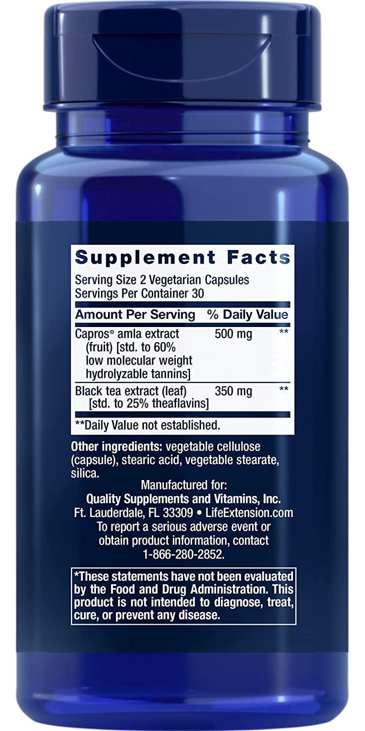 Life Extension Advanced Lipid Control Vegetarian Capsules, 60 Count