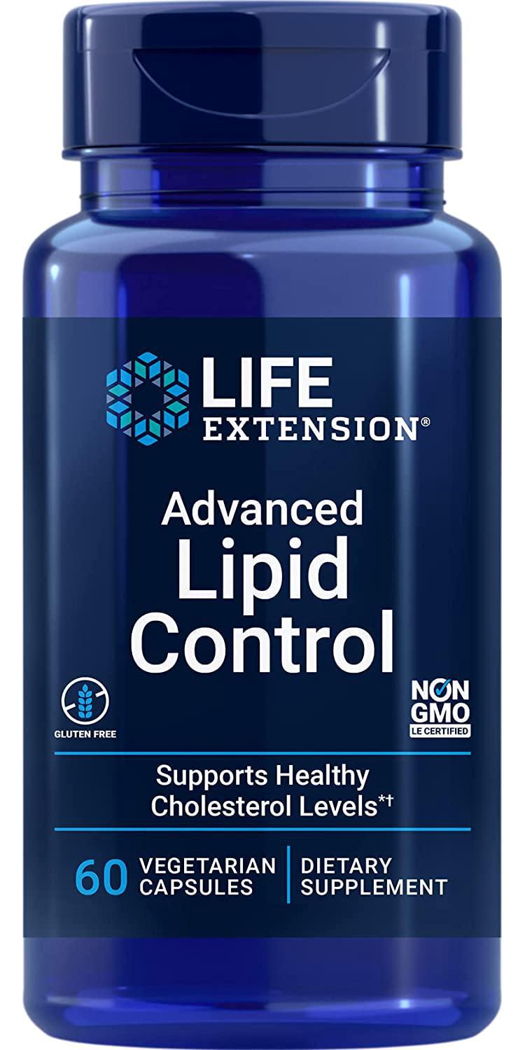 Life Extension Advanced Lipid Control Vegetarian Capsules, 60 Count