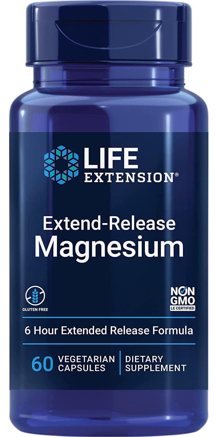 Life Extension Extend-Release Magnesium, 60 Vegetarian Capsules