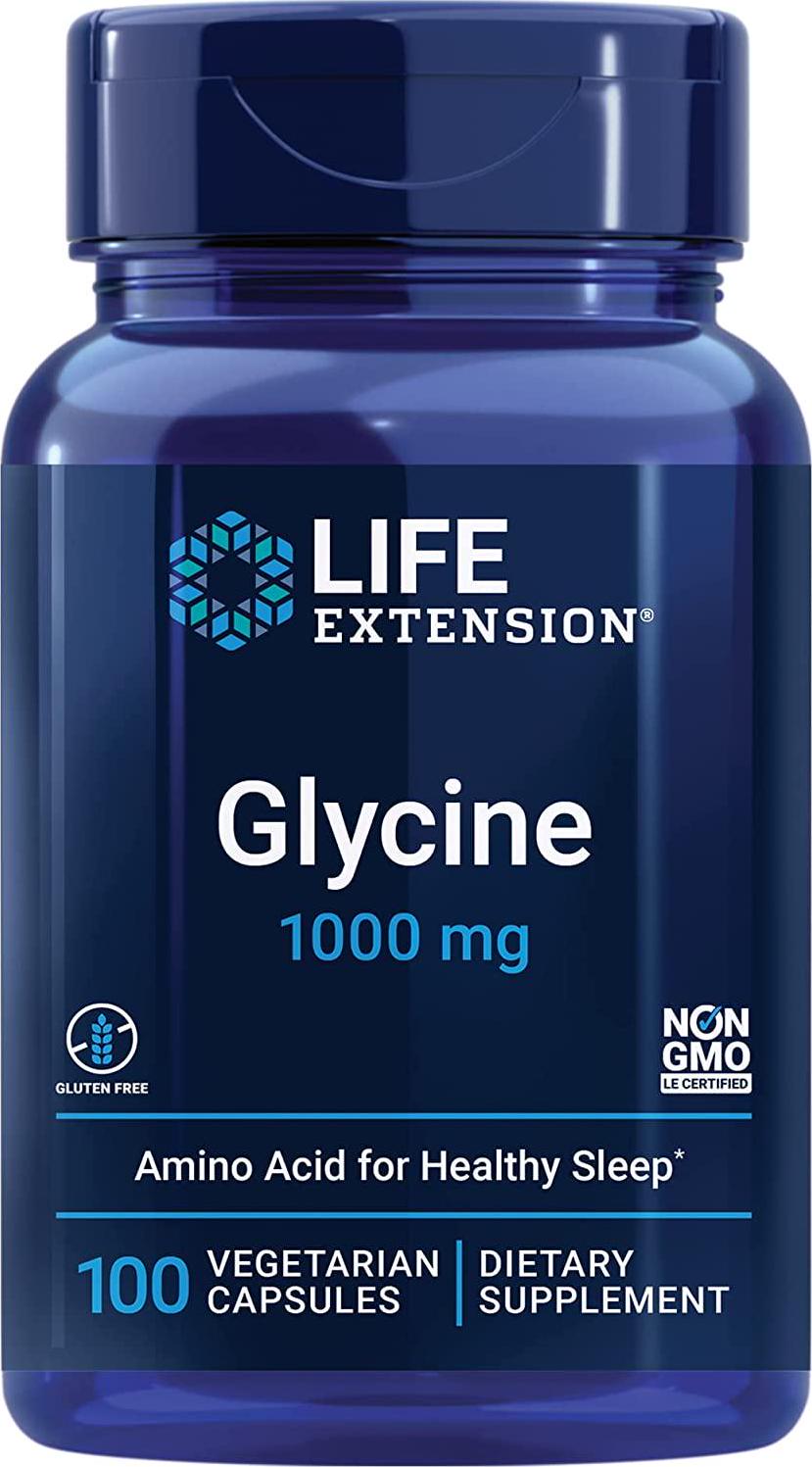 Life Extension - Glycine 1000 mg. - 100 Vegetarian Capsules