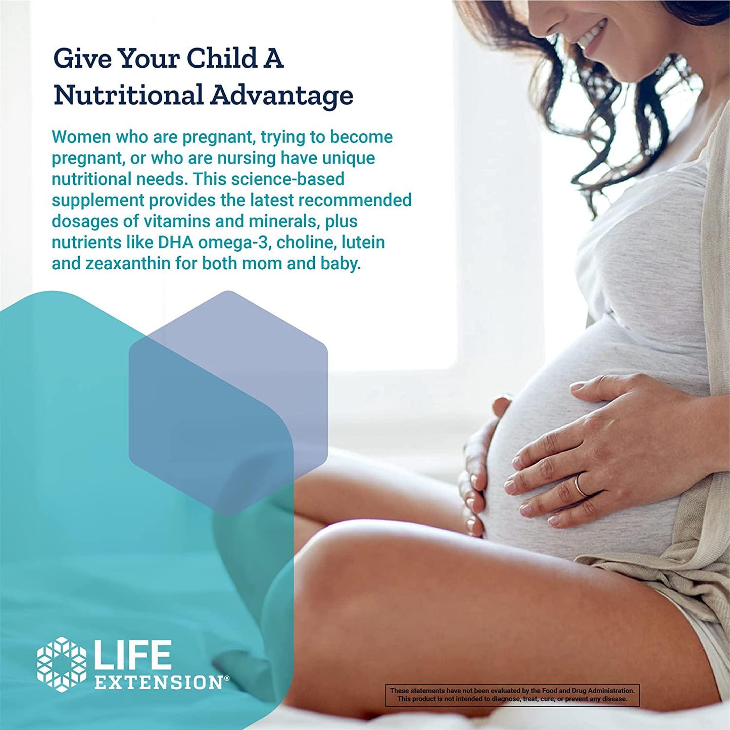 Life Extension Prenatal Advantage | Choline + Folic Acid + Dha | Complete Prenatal Multivitamin 120 Softgels