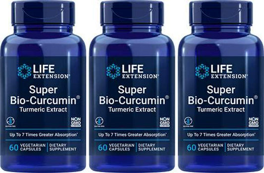 Life Extension - Super Bio-Curcumin - 400 Mg - 60 Vcaps (Pack of 3)