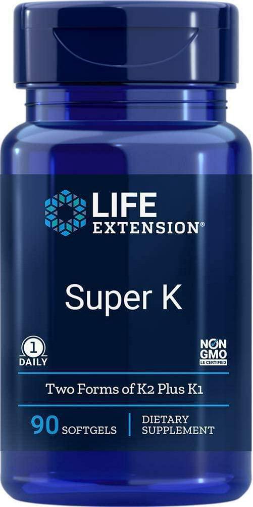 Life Extension Super K with Advanced K2 Complex 90 softgels