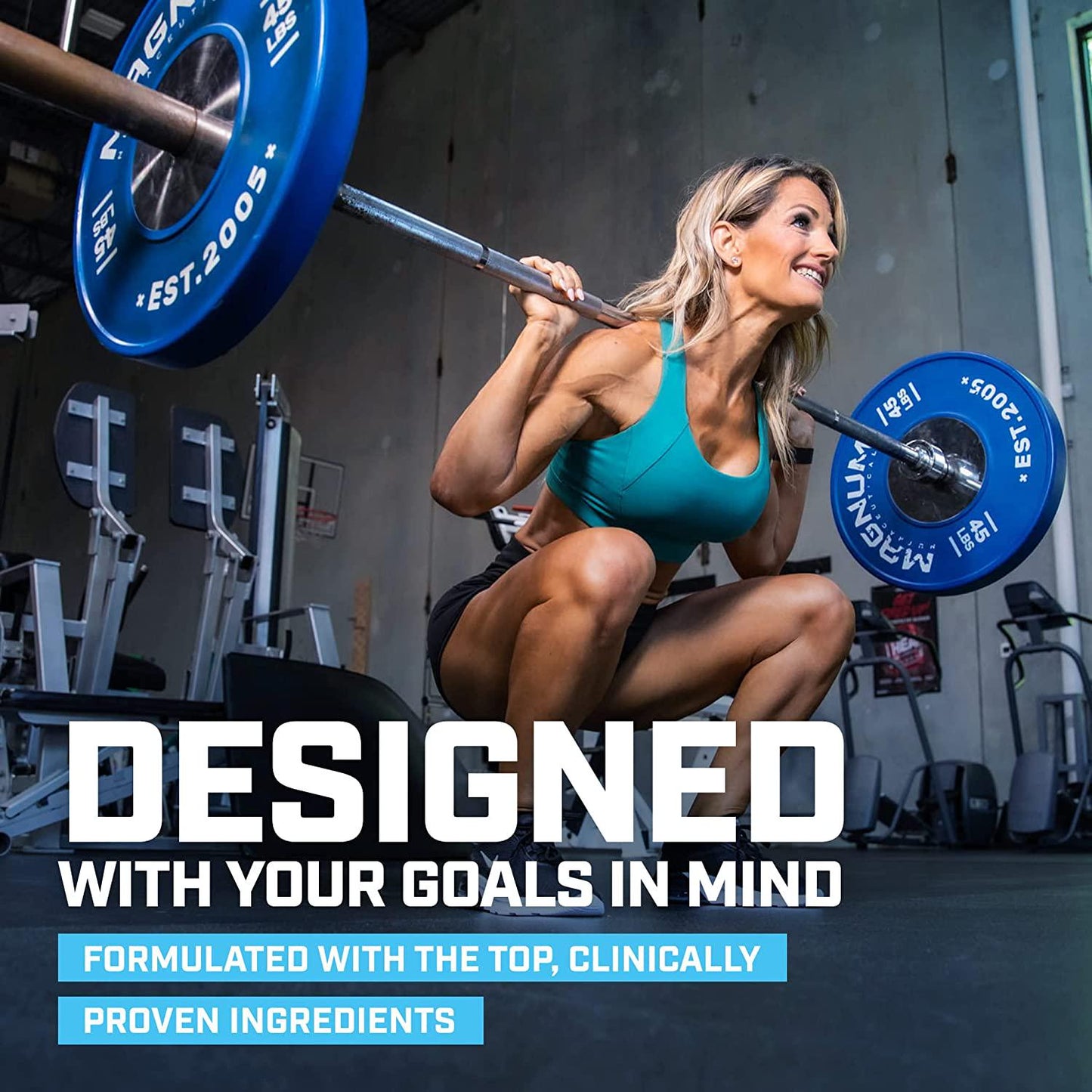 Limitless Pre Workout - Electric Blue Razz 40 Servings - Magnum Nutraceuticals, All in One Pre Workout Powder for Men and Women for Energy, Strength, Pumps, Endurance Focus