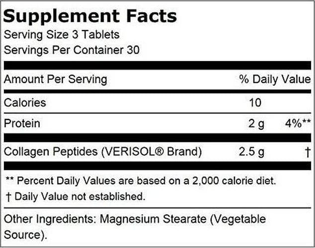 Lindberg Skin Rejuvenator With Verisol, 90 Tablets, Bioactive Collagen Peptides