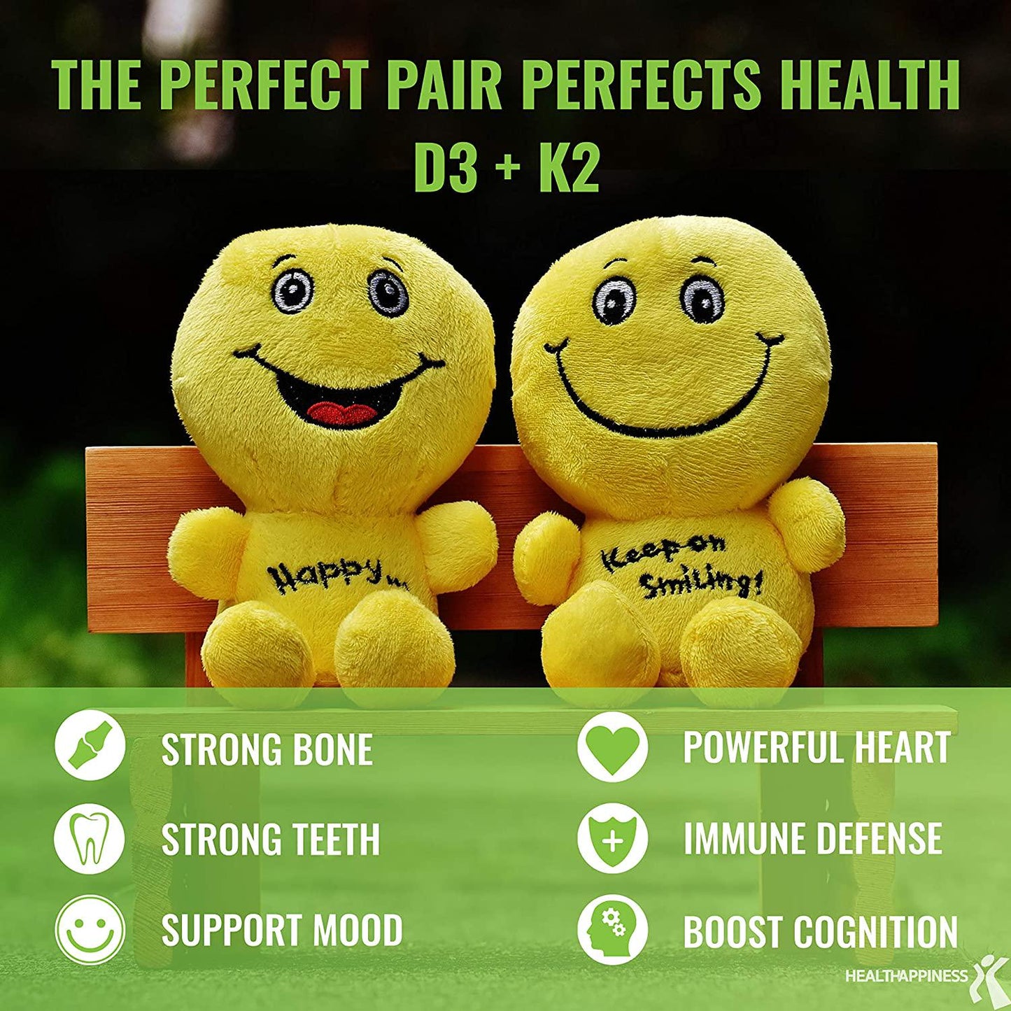 Liposomal Vitamin D3 K2 MK7-365 Softgels | VIT D3 5000 IU + K2 100 mcg with Organic Coconut Oil - K2 D3 Vitamin Supplement - Vitamin D and K Support Immune, Bone, Heart, Mood - Non GMO Gluten Free