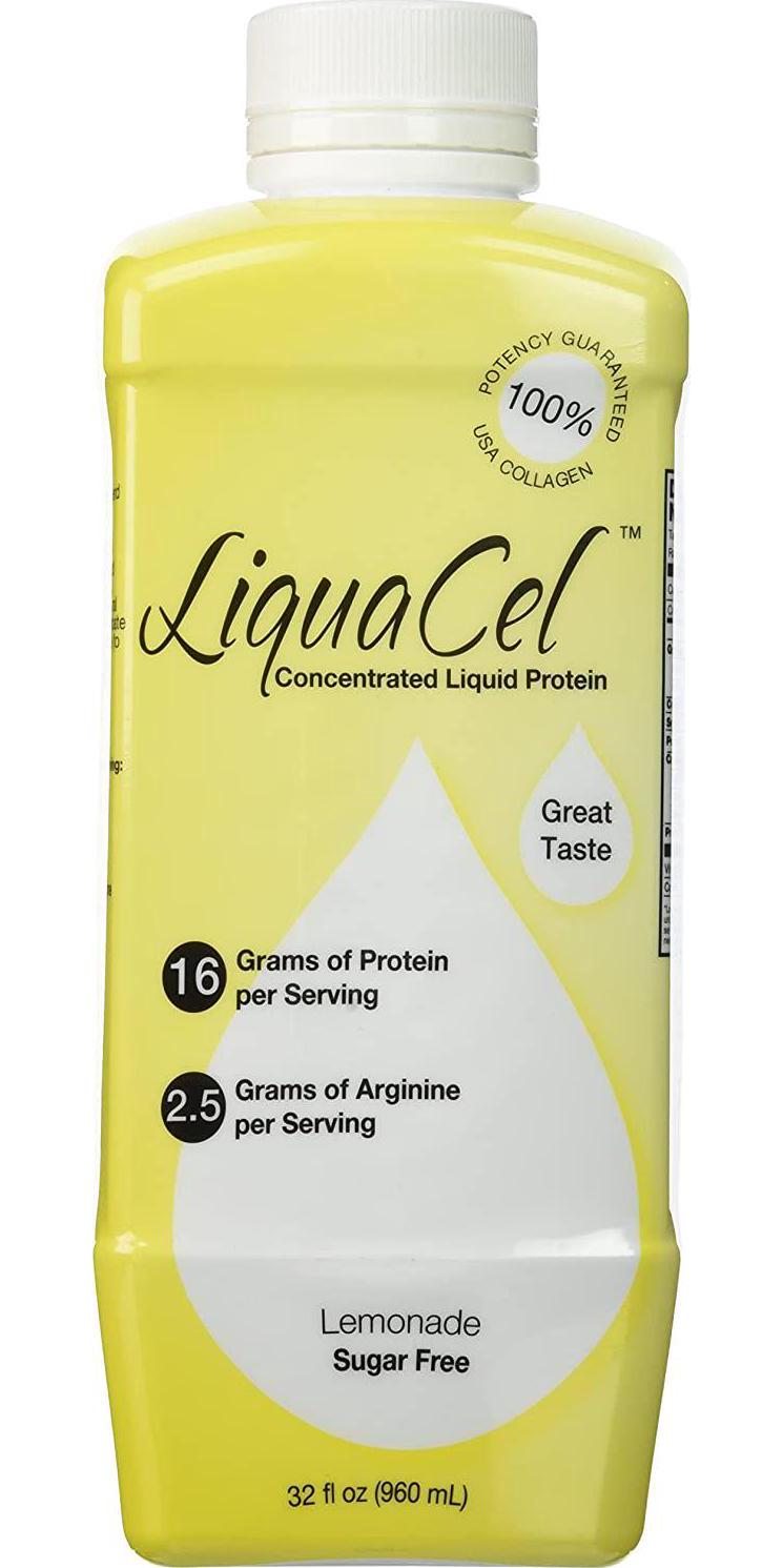 LiquaCel Concentrated Liquid Protein, Sugar-Free Lemonade, 32oz Bottle