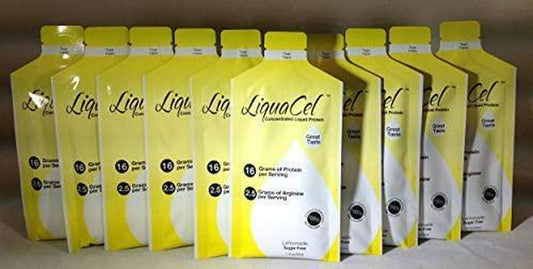 LiquaCel Liquid Protein | Lemonade | 1oz Packets | 10 Count