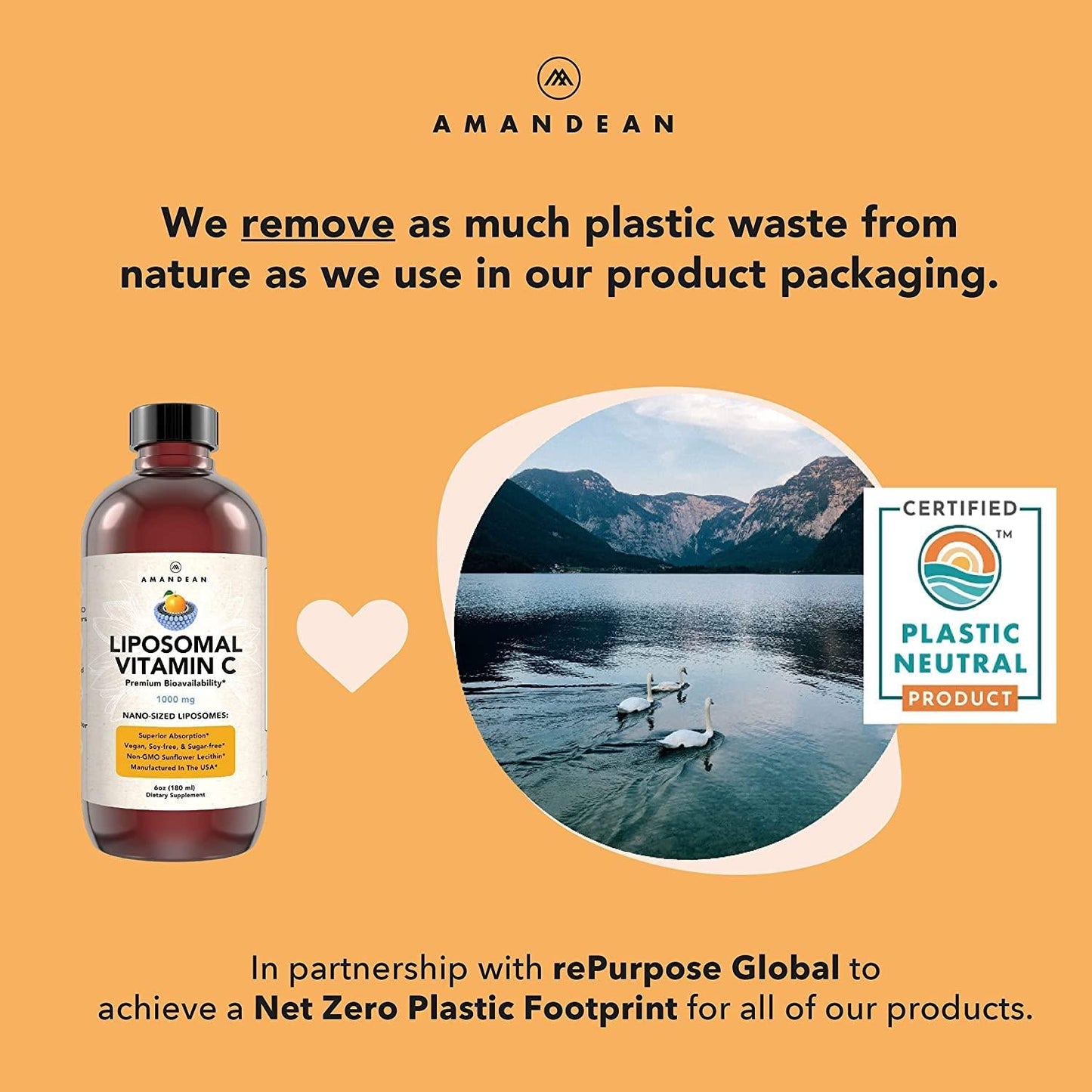 Liquid Liposomal Vitamin C 1000mg Supplement. Real Liposomes, not capsules. Antioxidant Delivery. Increased Bioavailability. Immune Support, Skin Health, Collagen Production. Soy-Free, Vegan, Non-GMO.