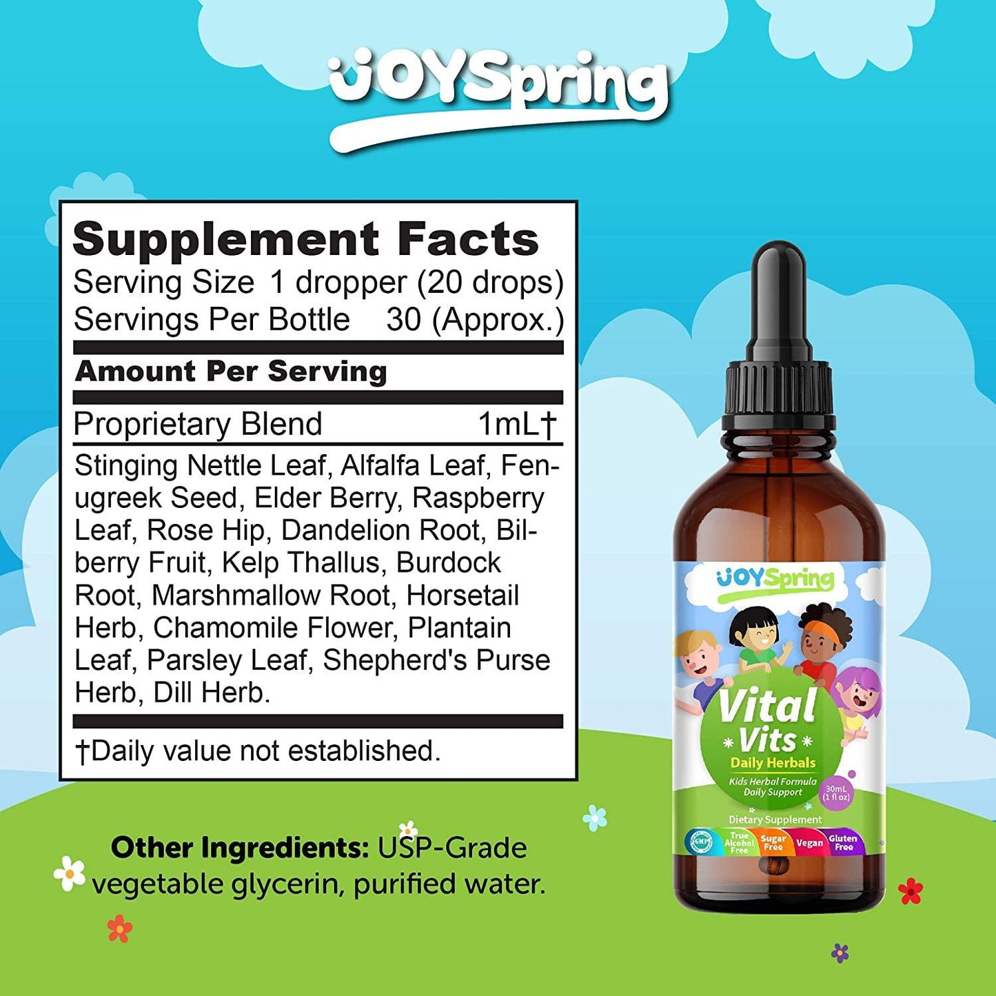 Liquid Vitamins for Kids - Multivitamins for Kids - Best Immune System Support for Children, Great Tasting Children's Vitamins