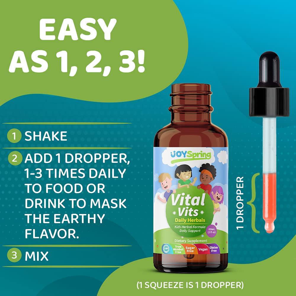 Liquid Vitamins for Kids - Multivitamins for Kids - Best Immune System Support for Children, Great Tasting Children's Vitamins