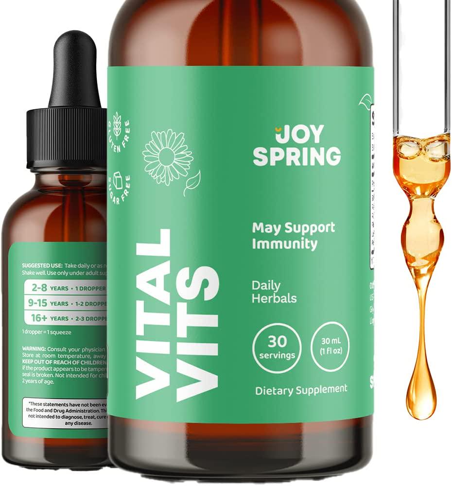 Liquid Vitamins for Kids - Immune System Booster for Kids - Best Immune System Support for Children, Great Tasting Children's Vitamins, Multivitamins for Kids