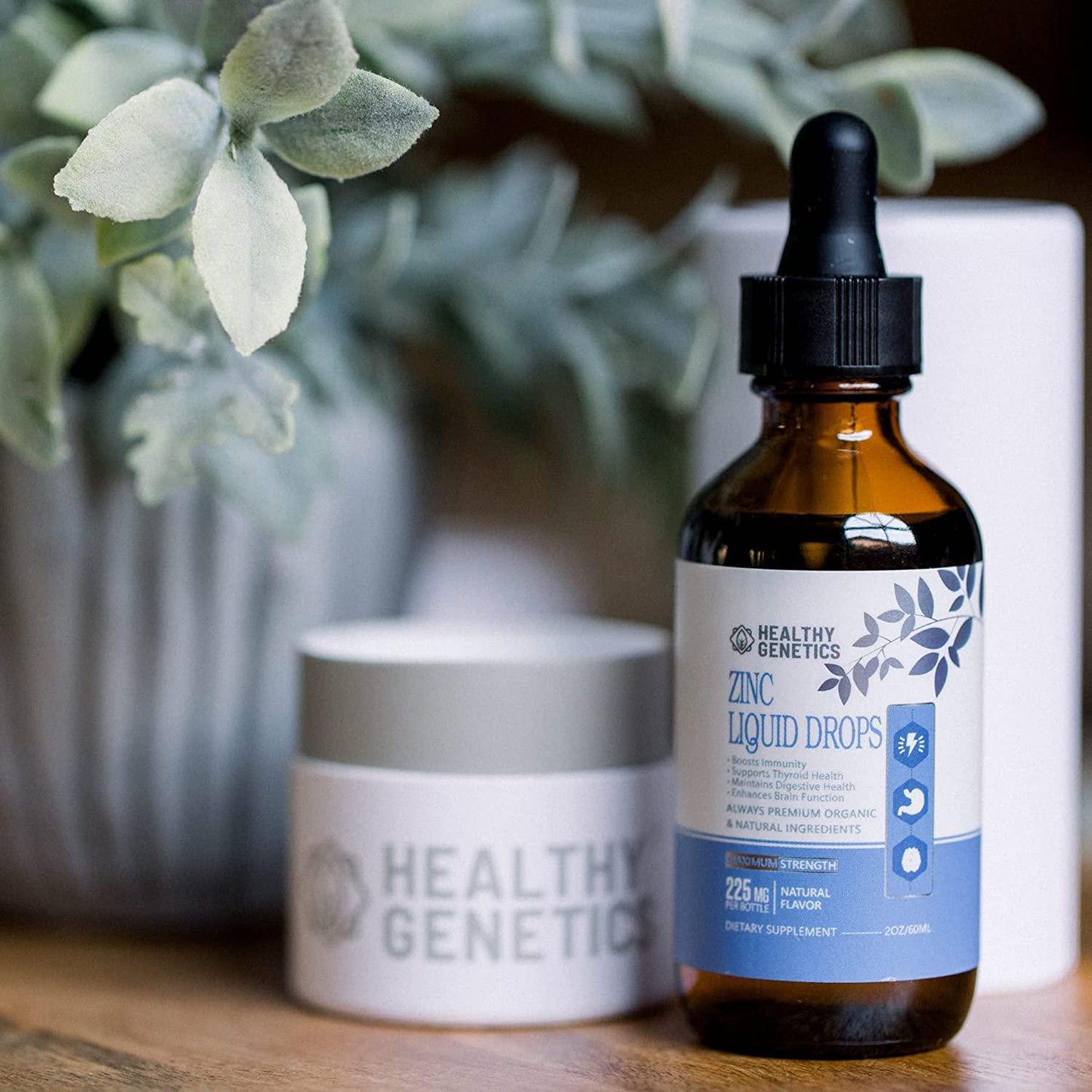 Liquid Zinc Drops for Kids, Men and Women - Organic Ionic Zinc Sulfate - 30 Servings - MAX Absorption - Immunity, Mood, Brain Thyroid - 2 Oz