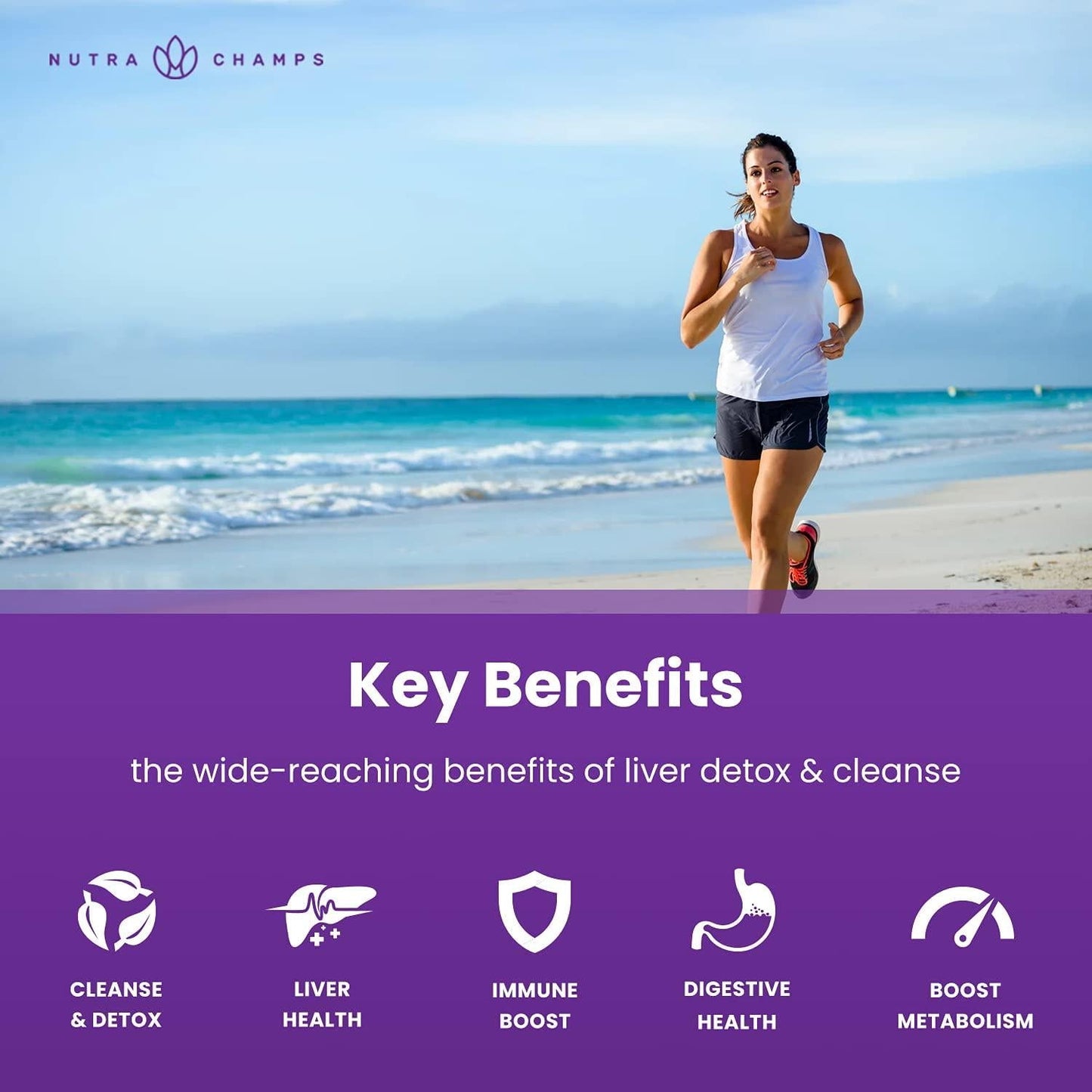 Liver Cleanse Detox and Repair Formula | 25+ Herbs: Milk Thistle Extract with Silymarin, Artichoke, Dandelion, Chicory Root Powder and More! | Premium Liver Support Pills Supplement, 60 Capsules