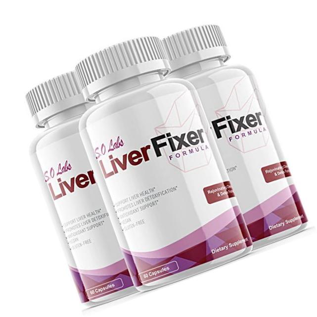 Liver Fixer Cleanse Formula for Liver Health Cleanse Supplement Pills (3 Pack)