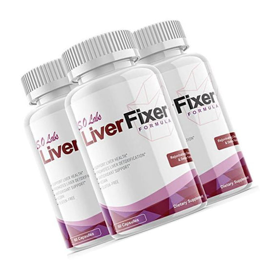 Liver Fixer Cleanse Formula for Liver Health Cleanse Supplement Pills (3 Pack)